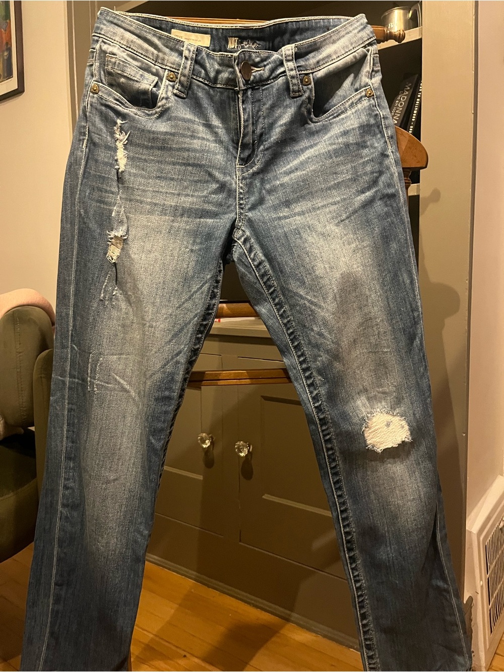 Kut from the Kloth Light Blue Straight Leg Jeans